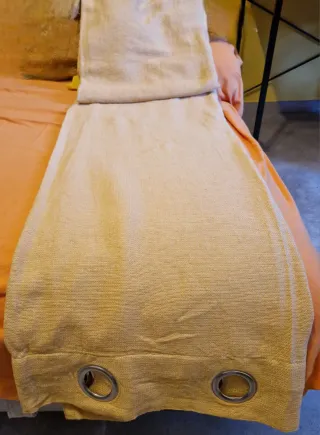 Tende Gialle in Tessuto, da interno