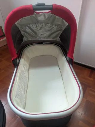 Capazo Uppababy Completo Rojo