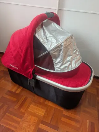 Capazo Uppababy Completo Rojo