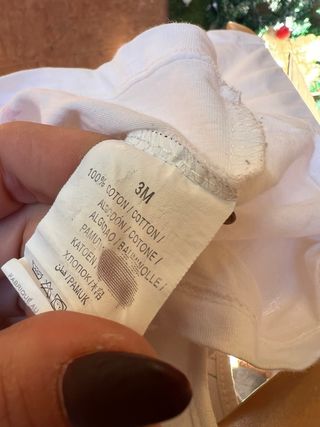 Camiseta bebé talla 3m