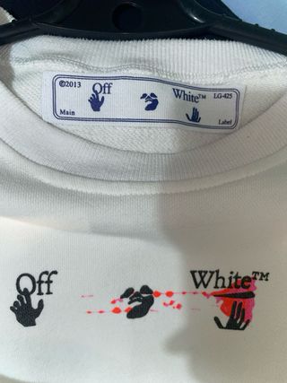 Felpa Off-White Bianca