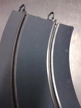 Scalextric 8 curvas Powerline pista gris moderna