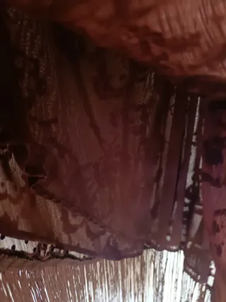 Vestido midi largo Asimétrico Flecos Devoré zara