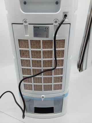 EVVO Climatizador Evaporativo CLIMA AC650. Potencia: 65 W, Depósito: 3,5 L, 3 velocidades ajustables, Oscilación automática de 7