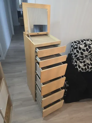 Cómoda MALM alta IKEA 6 cajones + 2 de regalo