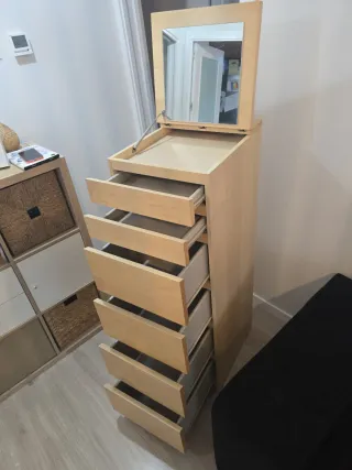 Cómoda MALM alta IKEA 6 cajones + 2 de regalo