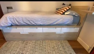 Cama individual 90x200 cm