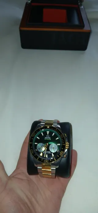 Reloj Jaguar Connected Hombre Oro Verde