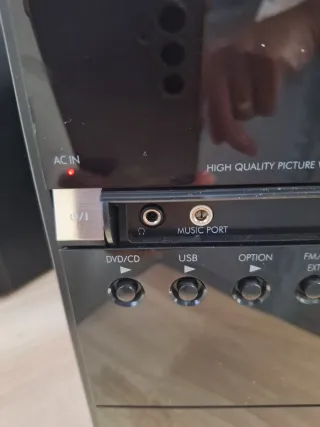 Minicadena DVD Panasonic SA-PM86D Negra