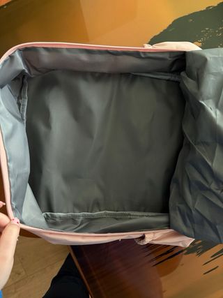 Mochila de viaje rosa