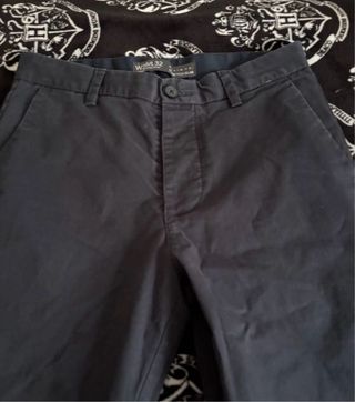 Pantalón Chino Vestir Gris Hombre