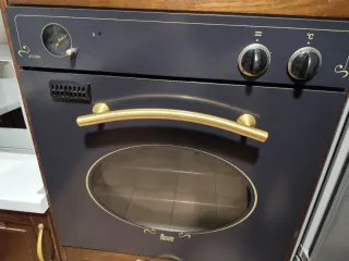 Horno rústico/vintage negro