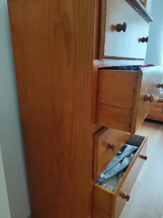 Sinfonier Cómoda Pino 5 Cajones