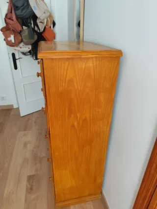 Sinfonier Cómoda Pino 5 Cajones