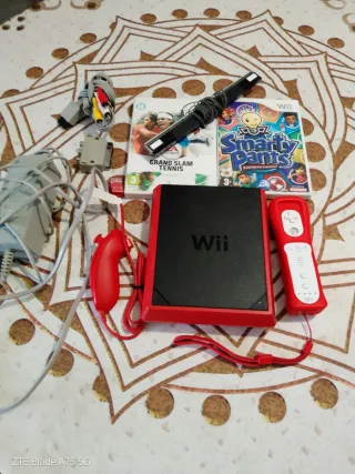 Consola Nintendo Wii Roja + Juegos