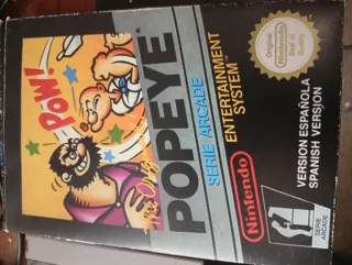 Nintendo NES + Juego Popeye