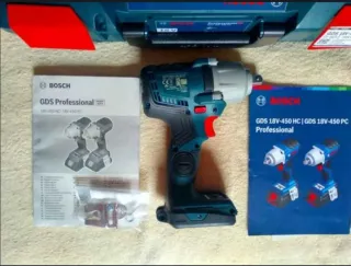 NUEVA Llave de Impacto Bosch GDS 18V-450 PC 450 Nm