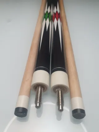 2 Tacos de BILLAR DIAMOND GREEN Y RED NUEVOS