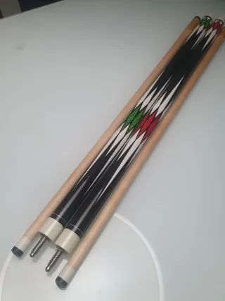 2 Tacos de BILLAR DIAMOND GREEN Y RED NUEVOS