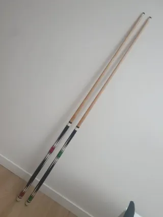 2 Tacos de BILLAR DIAMOND GREEN Y RED NUEVOS