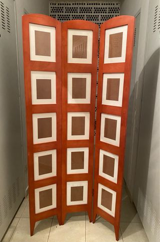 Biombo de madera
