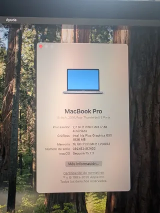 Apple MacBook Pro 13 Gris Espacial