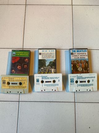 Casetes The Beatles: Rubber Soul, Abbey Road, Sgt.