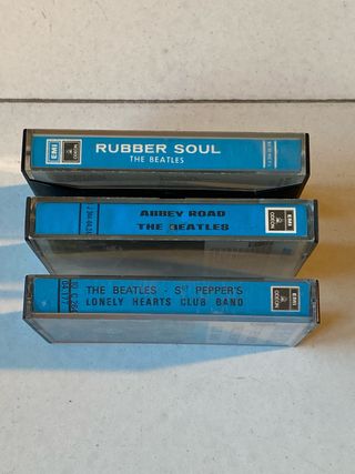 Casetes The Beatles: Rubber Soul, Abbey Road, Sgt.