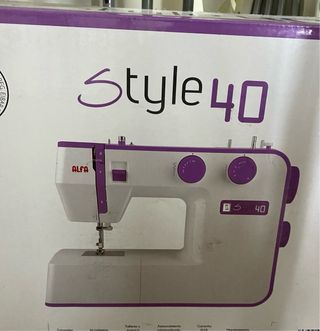 Máquina de Coser Alfa Style 40 Morada