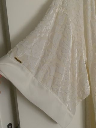 Bata de novia blanca talla única