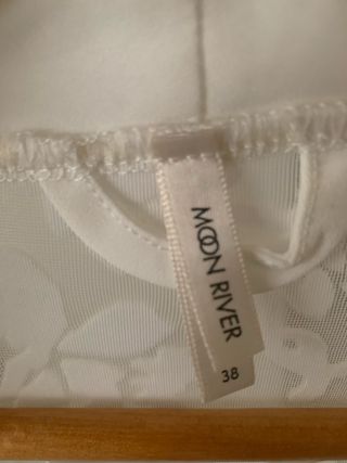 Bata de novia blanca talla única