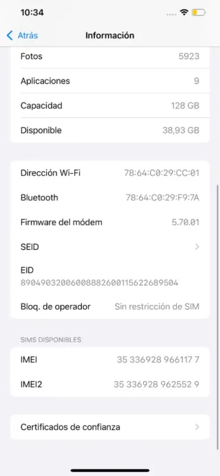 iPhone 12 Pro Max Gris Espacial