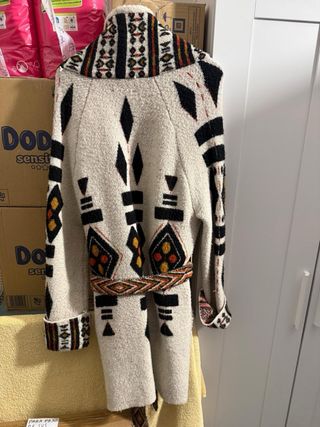 Abrigo Zara étnico talla única