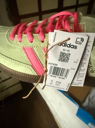 Zapatillas Adidas Handball Spezial Verde/Rosa