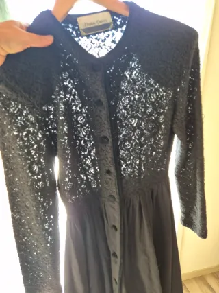 Abito nero vintage Taglia M