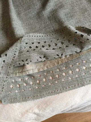 Conjunto Vestido y Chaqueta Verde Raso