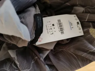 Vestido largo tul estampado CUT out