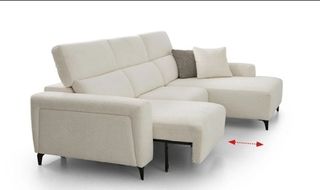 Sofá chaise longue Noa,máximo confort.