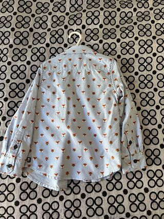 Camisa Boboli azul talla 110