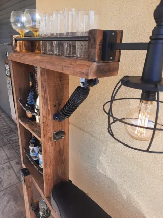 Mueble Bar Industrial moto Peugeot