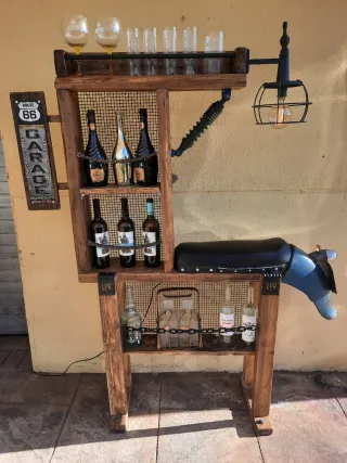 Mueble Bar Industrial moto Peugeot