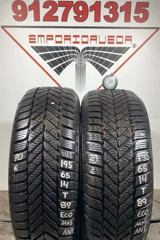 195 65 14 T GOODYEAR RUEDA AL 90% VIDA UTIL