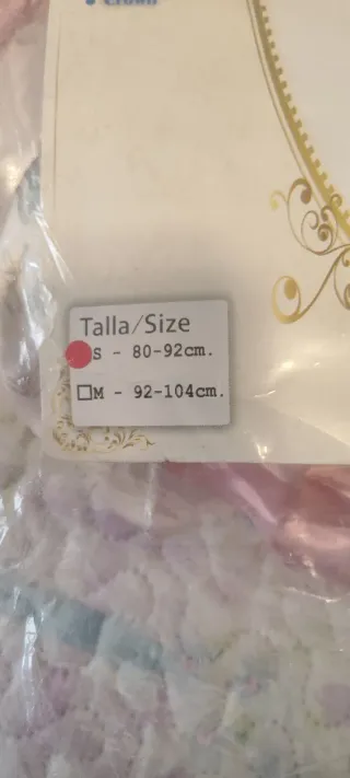 Disfraz Princesa Durmiente Rosa Pastel 2-3 años