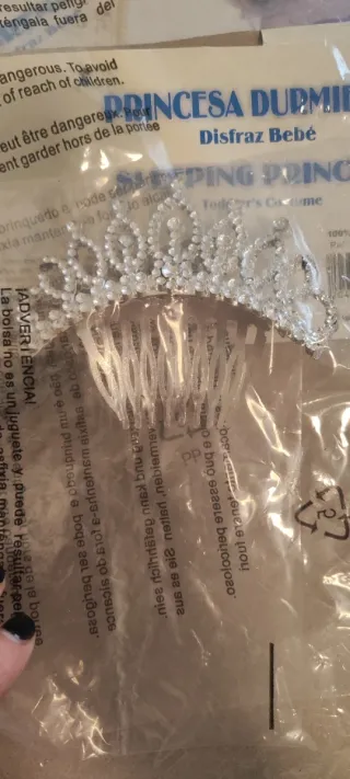 Disfraz Princesa Durmiente Rosa Pastel 2-3 años