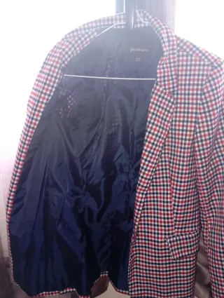 Chaqueta cuadros Stradivarius Talla XS