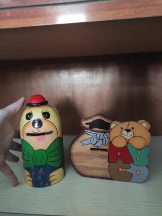 Huchas de madera nuevas