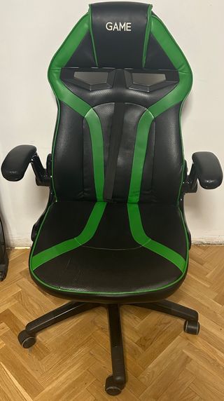 Silla Gamer Negra y Verde