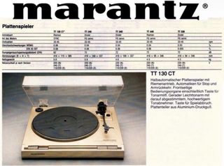 Tocadiscos Marantz TT 130