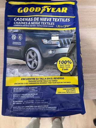 Cadenas textiles nuevas Goodyear
