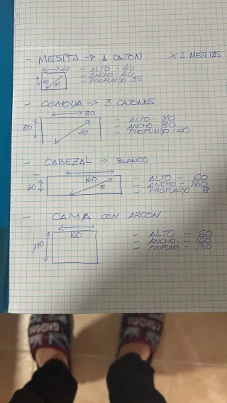 Urge dormitorio Matrimonio Completa